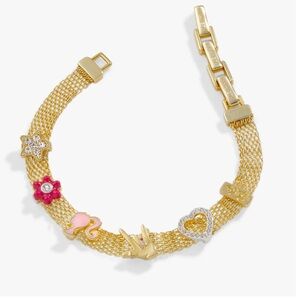 Alex + Ani gold mesh Barbie bracelet